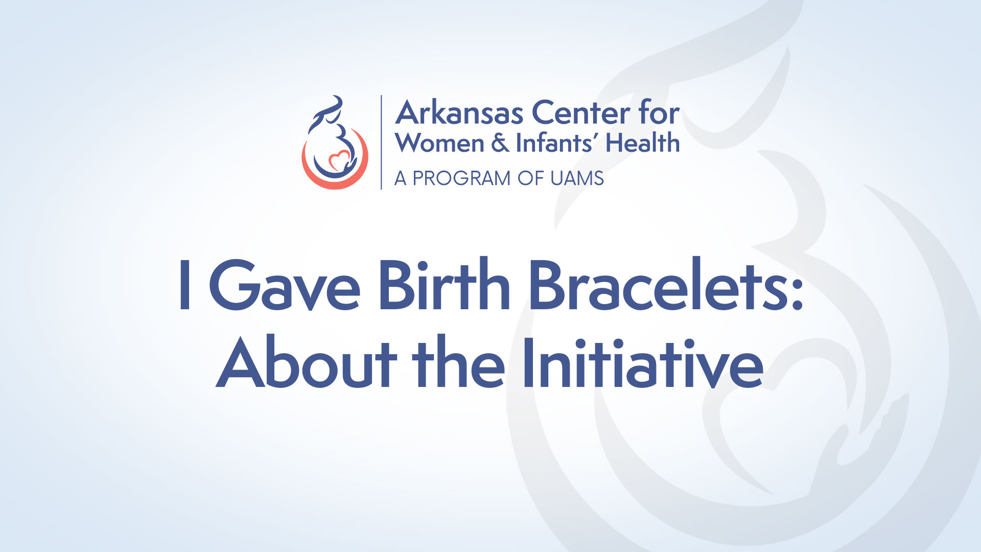 I Gave Birth Bracelets: About the Initiative